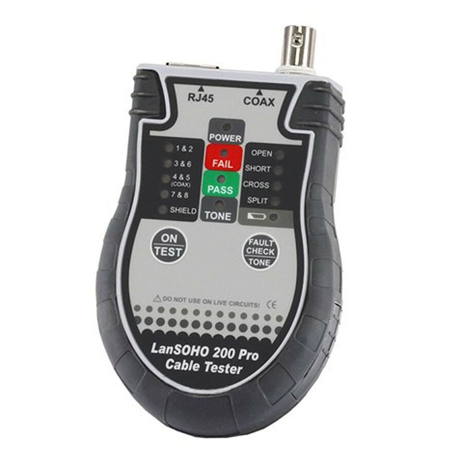 RJ45 & BNC Coax Cable Tester Tracker Tone Generator Terminator