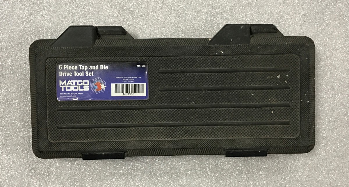 Matco 5pc Tap and Die Drive Tool Set MST505 | eBay