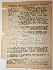 (1934) AFFIRMATIONS and OBSERVATIONS about INTUITION - WALDO WARREN ORIGINAL MS.