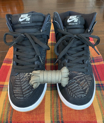 Nike Dunk High Top Pro SB Zoom Air Lace Up Sneakers Men's 10 Jungle Rain Forest - Picture 3 of 17