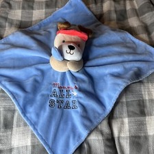 Okie Dokie Mommy s All Star Dog Rattle Security Blanket Lovey