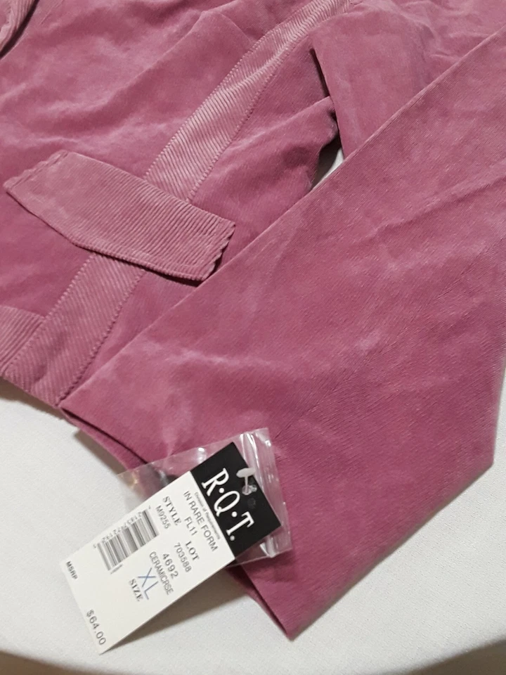 R.Q.T. Blazer de cordón mixto talla XL rosa para dama nuevo con etiquetas precio de venta sugerido por el fabricante 64 USD Foto 4 de 4