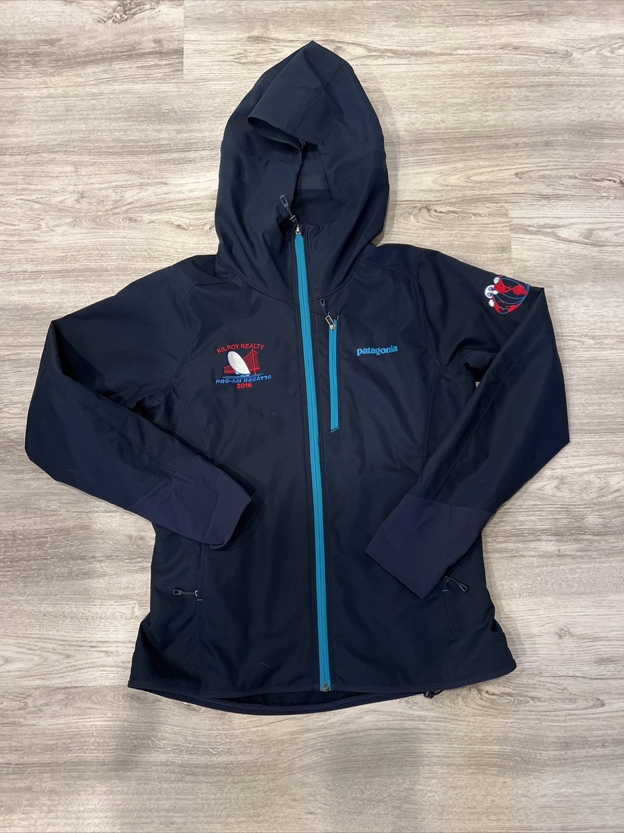 Patagonia Women's Levitation Hooded Softshell Jacket Blue