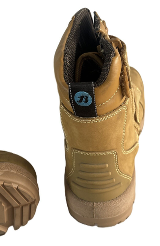 BOTAS DE TRABAJO BATA Seguridad Industrial Longreach Ultra Wheat (804-88015) Para hombres Talla 12 - Imagen 4 de 13