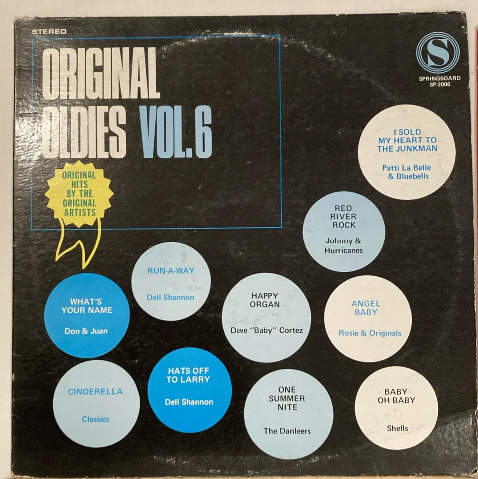 6 LPs-Oldies Vol 6, 16 Greatest Hits, Fabulous 50’s, 16 Top Tunes, Teen Hits, +1 - Image 2 of 4