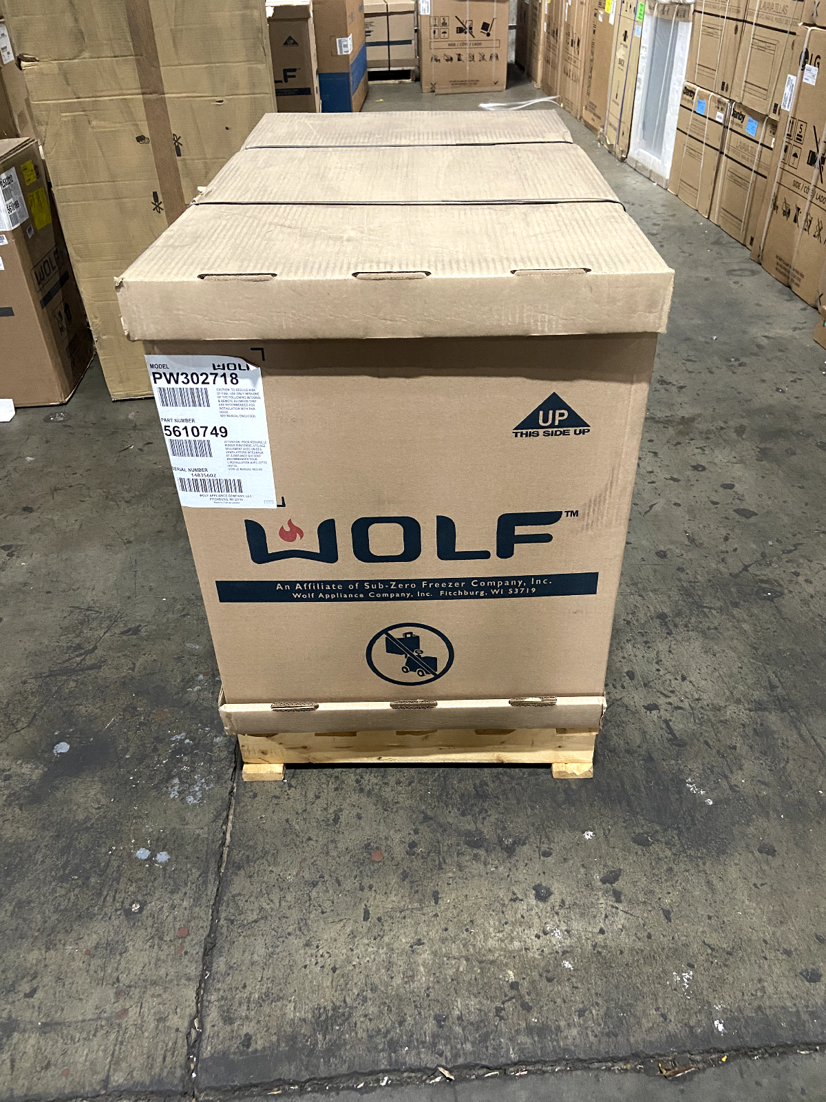 Wolf PW302718 30" pro wall hood stainless eBay