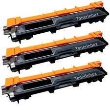 3pk Black Toner For Brother MFC-9130CW, MFC-9330CDW MFC-9340CDW TN221 BK TN-221