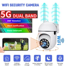 3X 1080P Camaras De Seguridad Para Exterior WIFI Inalambrica Con Vision Nocturna