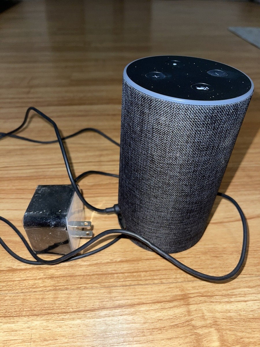 Amazon Echo (2nd Generation) Smart Speaker with Alexa - w/AC