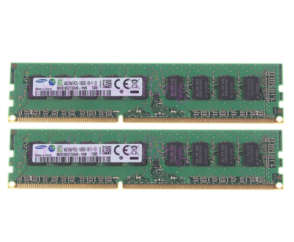 4X 4GB Samsung 4GB 2Rx8 PC3L-10600E DDR3 1333Mhz ECC Server RAM Memory DIMM #SDF - Image 2 of 4