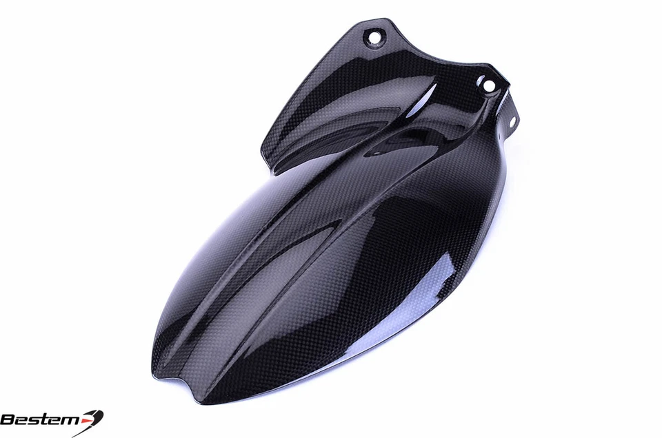 2011-2018 Triumph Speed Triple R S 100% Carbon Fiber Hugger Rear Fender Mudguard - Image 3 of 4