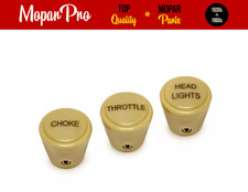 1946-1948 Chrysler Special Deluxe Brand New Dash Knob Complete Set 1946-1948 Chrysler Special Deluxe Brand New Dash Knob Complete Set