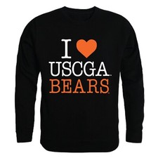 United States US Coast Guard Academy Bears USCGA I Love Crewneck Sweatshirt