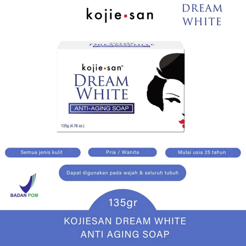 KOJIE-SAN Kojic Acid, HydroMoist, Dream White Soap - Skin Lightening Soap - 135g - Picture 5 of 9