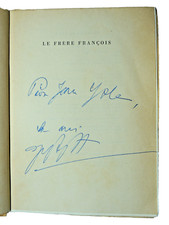 Envoi autographe Guy Chastel à Jean Yole Le Frère François. ( Maristes )