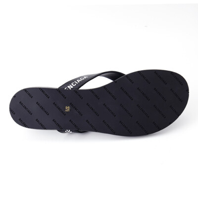 BALENCIAGA Sandals FLIP FLOP with storage bag Black US7 From