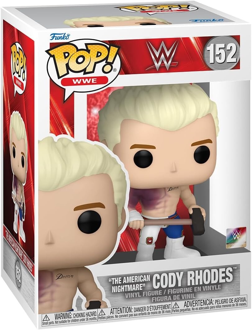 Funko Pop WWE Cody Rhodes (The American Dream) Figure w/ Protector eBay