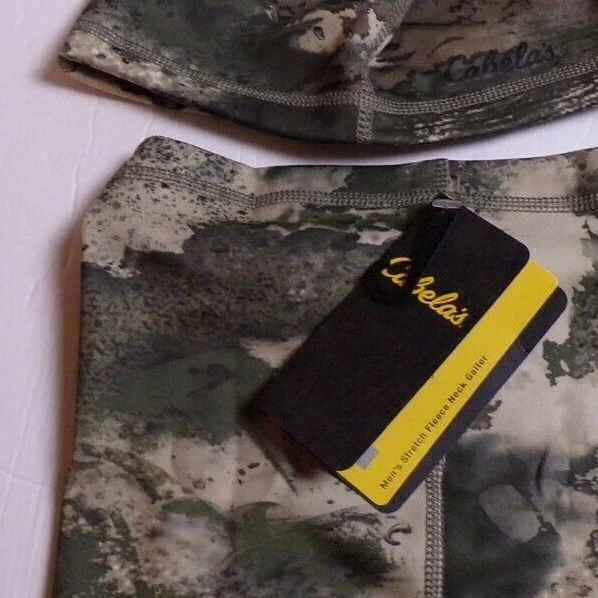 CABELA'S MIDWEIGHT STRETCH FLEECE BEANIE/GAITER COMBO, ORIGINAL, OCTANE 02 CAMO - Image 2 of 4