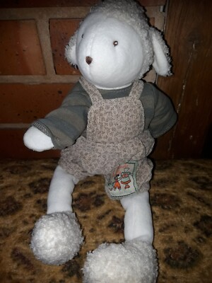 PPD/ DOUDOU PELUCHE MOULIN ROTY MOUTON ALBERT LA GRANDE FAMILLE