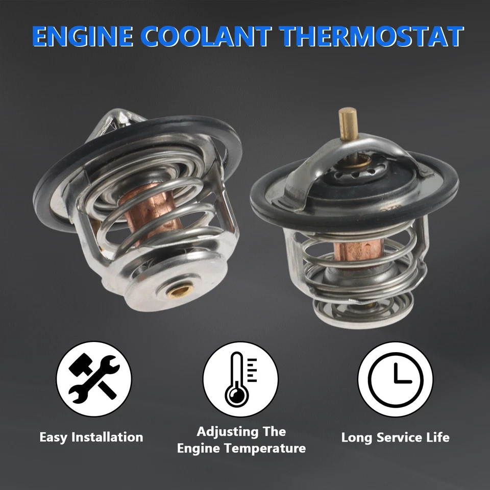 Juego de 2 conjuntos de controladores de termostato aptos para 1995-1996 GMC W5500 W7500 Foto 3 de 4