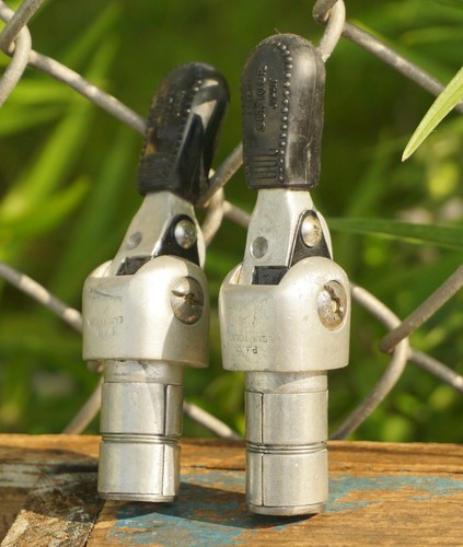 Vintage Suntour Bar End Shifters Power Ratchet Barcon Touring Rando Eroica Bike - Picture 2 of 5