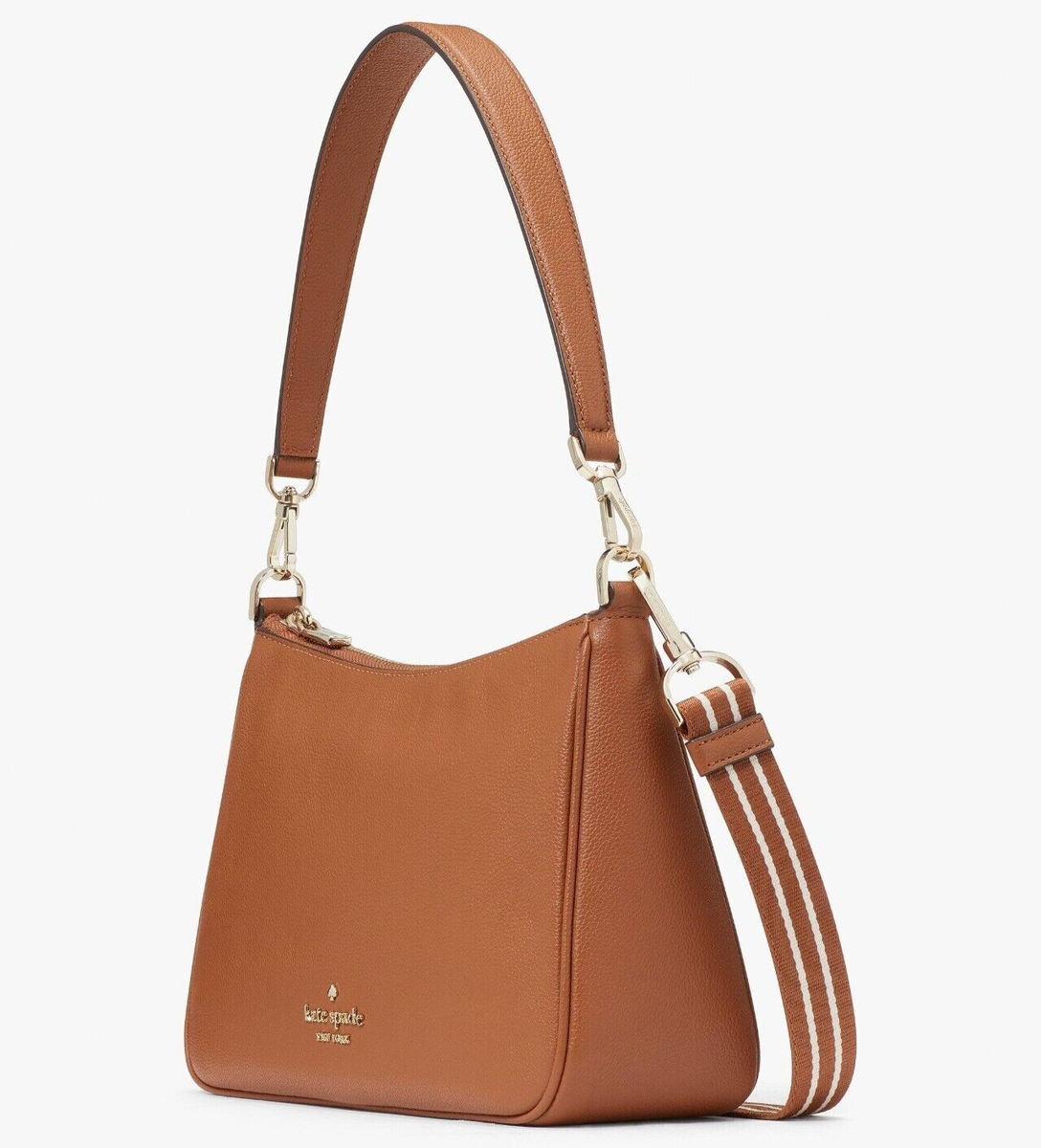 Kate Spade Rosie Shoulder Bag Brown Leather KF086 Warm Gingerbread