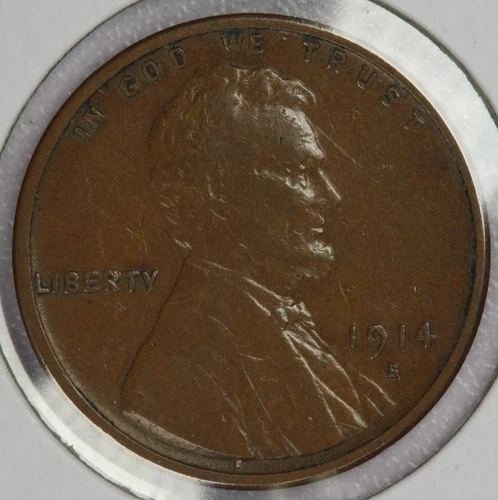 1914-S Lincoln Wheat Cent 1C-VF