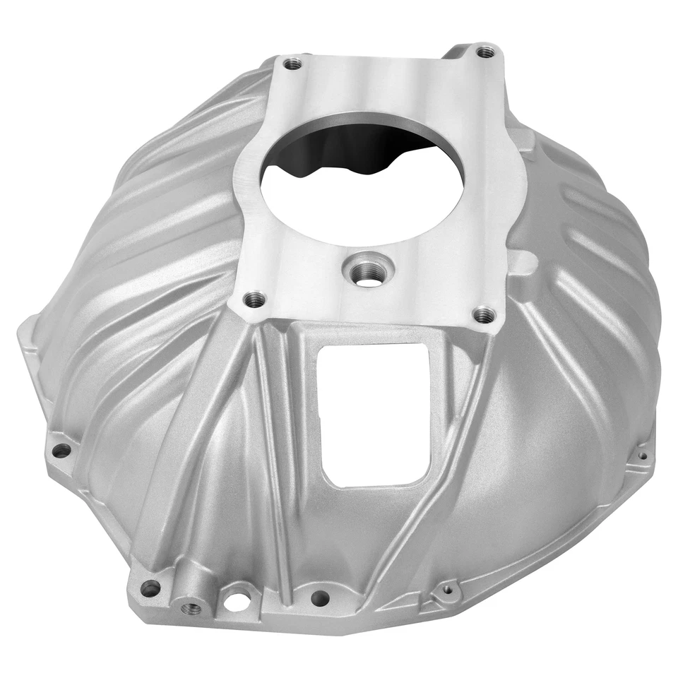 Carcasa campana de aluminio #3899621 para Chevy 59-88 11" con transmisión manual SBC BBC Foto 3 de 4
