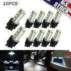 10 x 3157 3156 Super White 18SMD 6000K LED Reverse Tail Brake Signal Light Bulbs