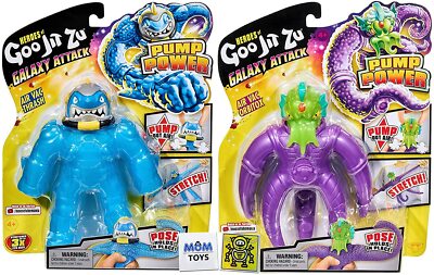 Heroes of Goo JIT Zu Air Vac Thrash Orbitox Space Aliens +2 Collectible Stickers