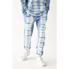Pacsun men's blue tie dye joggers S