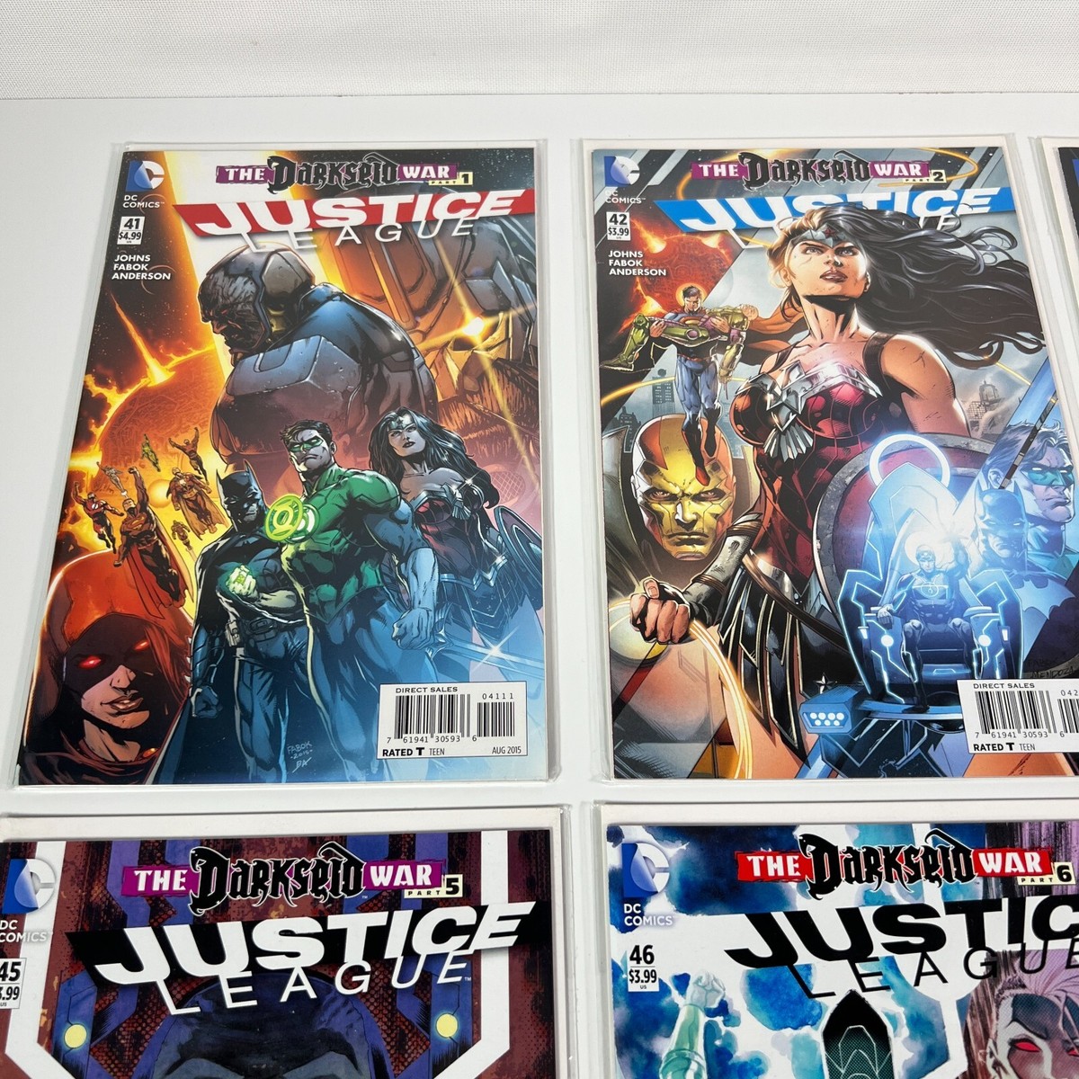 Justice League The Darkseid War (#41-48) DC Comic Book Lot (8x