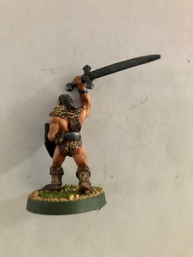Custom Painted Metal Miniature Fighter Barbarian w/ Sword Dungeons & Dragons D&D - Picture 2 of 3