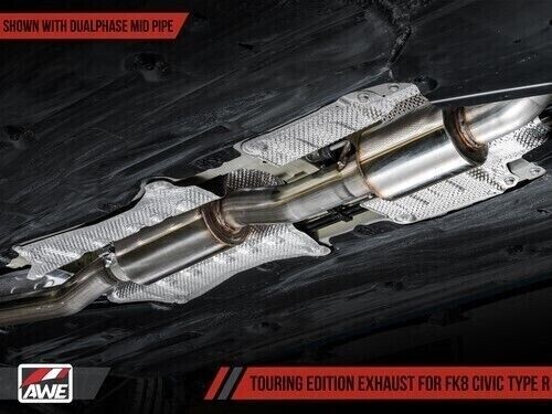 AWE 3015-42666 Touring Edition Exhaust for 17-21 Honda Civic Type