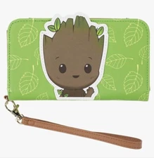 I Am Groot Zip Around Wristlet Wallet-NWT