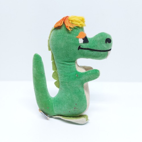 VINTAGE DAKIN DREAM PETS GREEN PUFF THE MAGIC DRAGON GRETA THE GATOR JAPAN - Picture 2 of 12