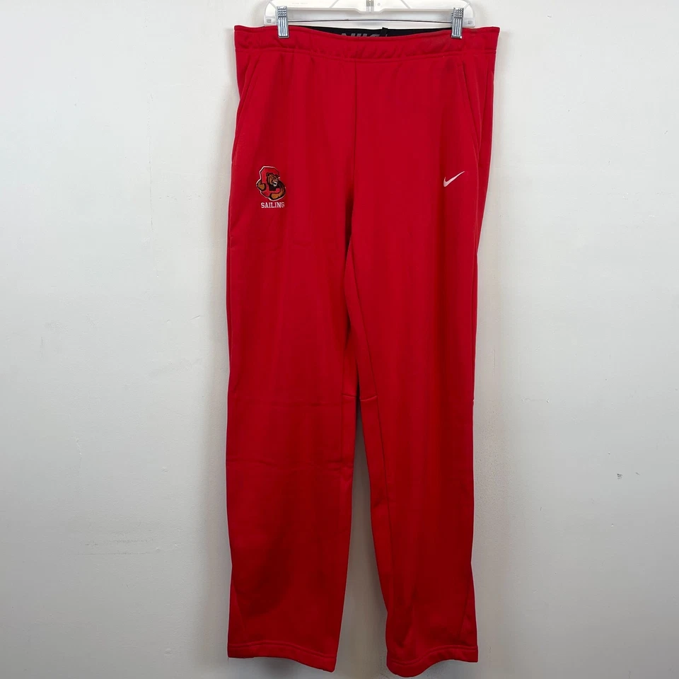 Nike Cornell Big Red Sailing Dri Fit Training Pants NCAA Ivy League College L - Image 2 of 4