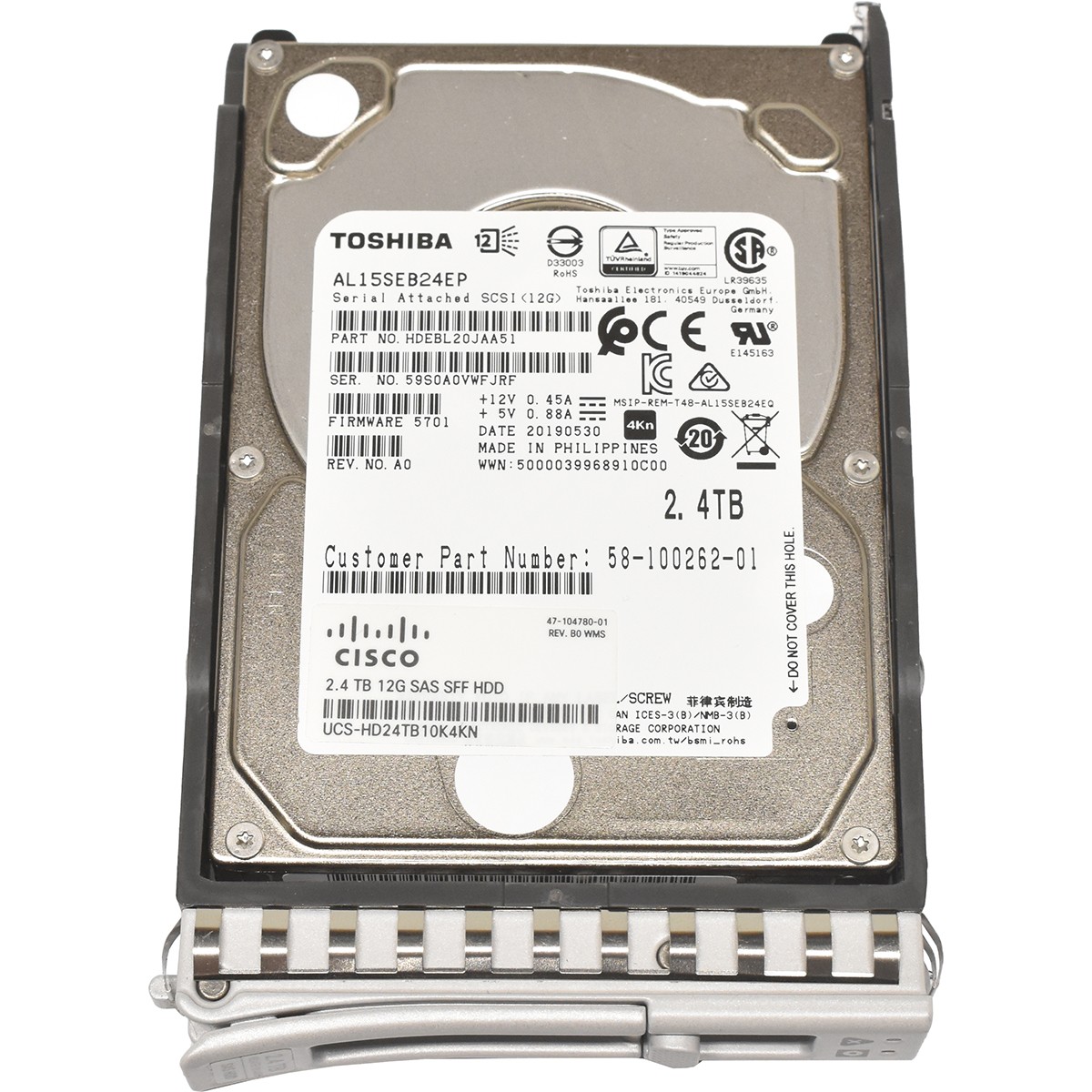 TOSHIBA HDD 4台 Toshiba 4TB MQ04ABB400 5400RPM 128MB SATA 2.5