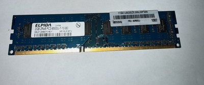 ELPIDA - 2GB - RAM 2Rx8 PC3-8500U-7-10-B0 EBJ21UE8BDF0-AE-F - Desktop computers 