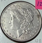 1883-P Morgan Silver Dollar — Raw High-Detail 90% Silver — Philadelphia Mint