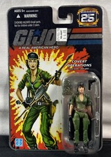 NEW 2007 GI JOE 25TH ANNIVERSARY LADY JAYE COVERT OPERATIONS FOIL CARD