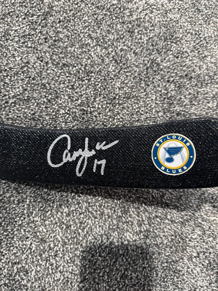 CAM FOWLER St Louis Blues Autografiado FIRMADO f/s Palo de Hockey Certificado de Autenticidad Foto 2 de 2