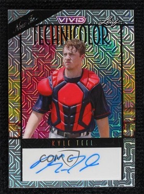 2023 Leaf Vivid Technicolor Gray Mojo 4/9 Kyle Teel #T-KT1 Auto uk2