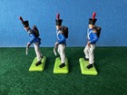 Britains Deetail 1971 FRENCH Napoleonic Waterloo Infantry LOT of 3 Toy Soldiers — photo 2