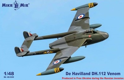 Mikromir 48-020 De Havilland DH.112 Venom 1/48 plastic kit