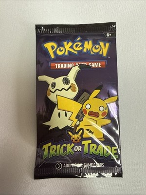 Sealed Pokémon Trick or Trade Card Packs 2025 