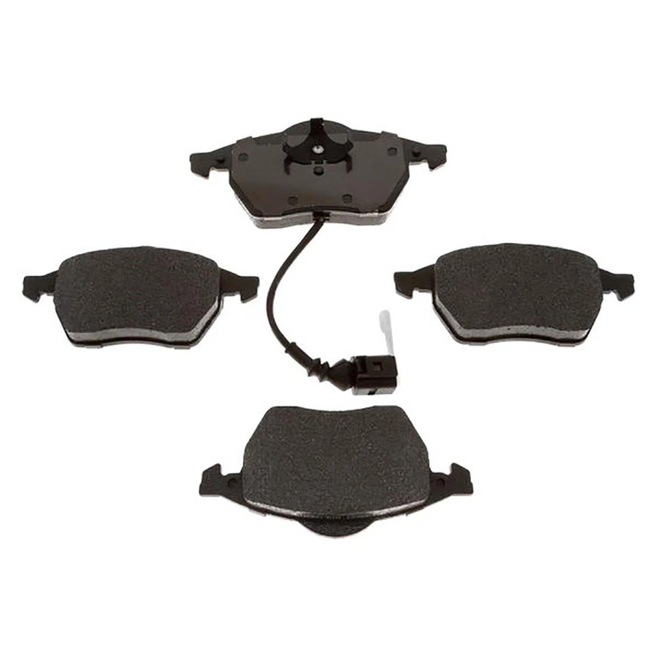 Kit de rotores de freno delanteros + pastillas metálicas y herrajes para Volkswagen Golf 2001 Foto 2 de 4