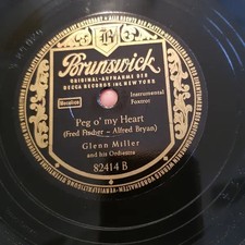 SCHELLACK Glenn Miller And His Orchestra Moonlight Bay / Peg O My Heart