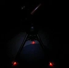 NO KICK Tripod 3 pcs LED Keychain STYLE Red ASTRONOMY MARKER / CLEARANCE LIGHTS
