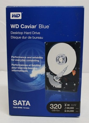 Western Digital WD3200AAKS 320GB SATA Hard Drive WD Caviar Blue Sealed In Box
